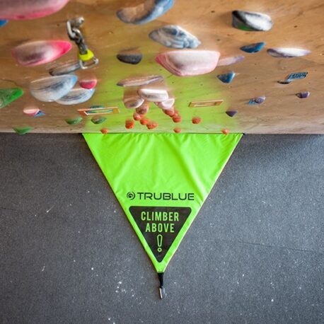 Boost climbing safety with the Belay Gate - Triangle! Minimize risks and ensure proper auto belay usage with this essential tool for climbing gyms. Click to learn more!