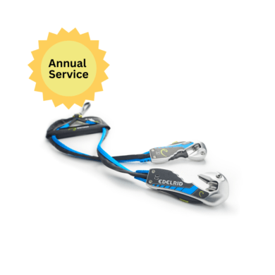 he Edelrid Smart Belay annual service includes a complete functional inspection, maintenance, cleaning, lubrication and if necessary, an adjustment of the Bowden cable of the Smart Belay.