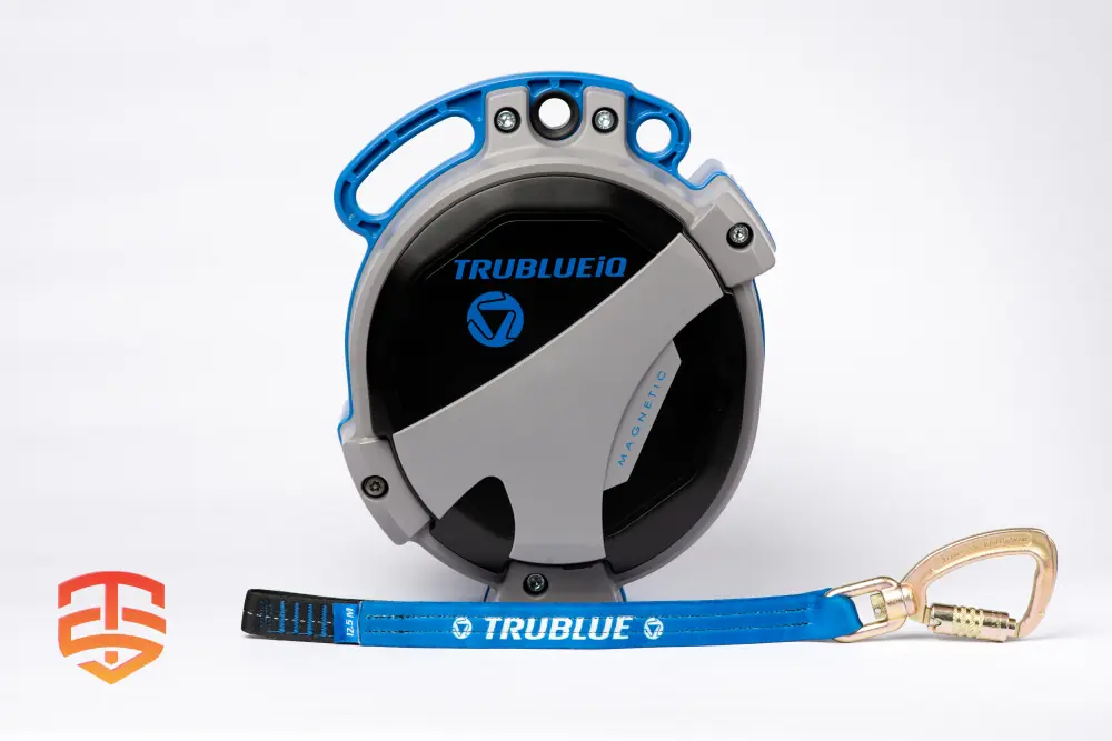 TRUBLUE iQ Auto Belay con mosquetón de acero