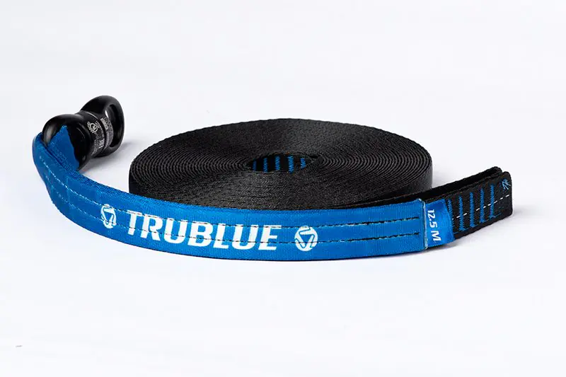 The TRUBLUE iQ Auto Belay is fitted with improved, wider webbing that can be replaced in the field by the owner using the Replacement Webbing.