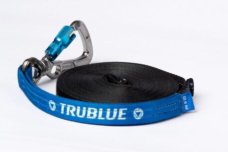 The TRUBLUE iQ Auto Belay is fitted with improved, wider webbing that can be replaced in the field by the owner using the Replacement Webbing.