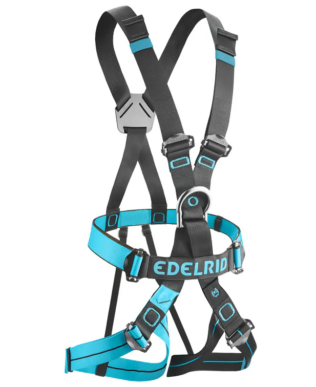 The Radialis Comp II Junior is an extremely robust harness designed to meet the unique demands of high ropes courses and adventure parks.