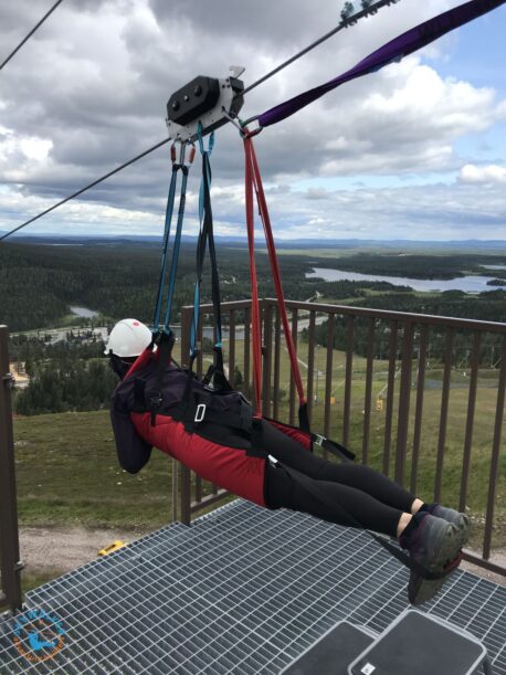 The Superman Zipline Harness offers the ultimate exhilarating ‘flying’ experience