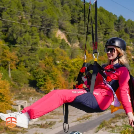 Verstellbarer Zipline Sit Comfort Harness für alle Größen - Lassen Sie sich für Ihr Seilbahn-Erlebnis anpassen!