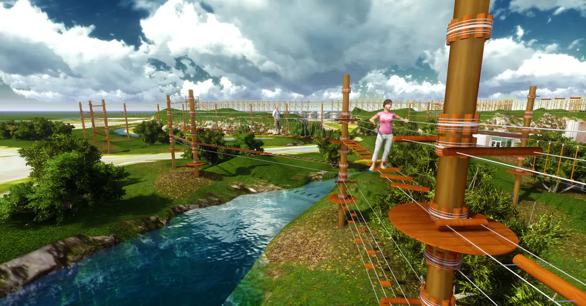 Professioneel ontwerp en engineering van avonturenparken voor ziplijnen en klimparken. Wij zijn toonaangevend in kwaliteit, betrouwbaarheid en waarde. Bekijk ons proces.
