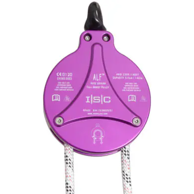 Polea de asistencia de ascenso ALF: bloqueo automático de 2 vías