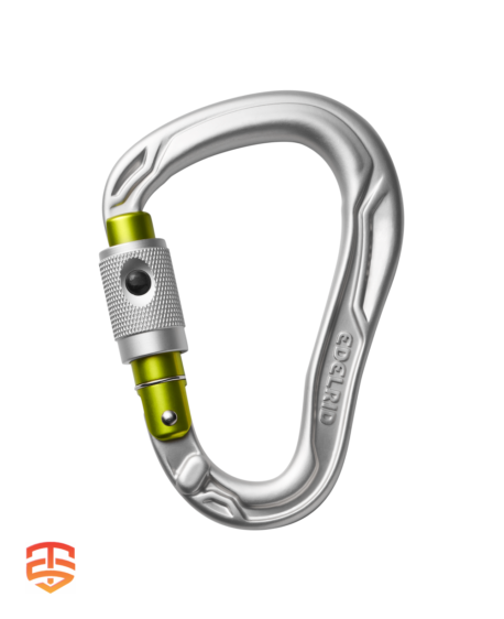 Adventure Ready: Edelrid HMS Bullet PermaLock Carabiner. Uncompromising safety meets user-friendly operation. Perfect for professionals in climbing, amusement & recreation.