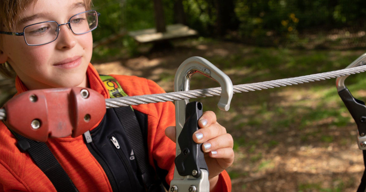 LockD Clips - Integrated Carabiner System for Adventure Parks