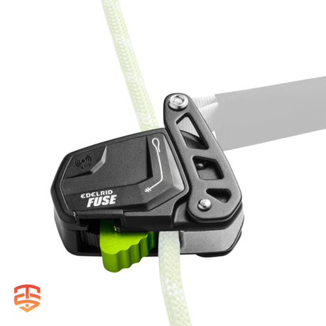 The Edelrid FUSE sets new standards for guided type fall arresters.