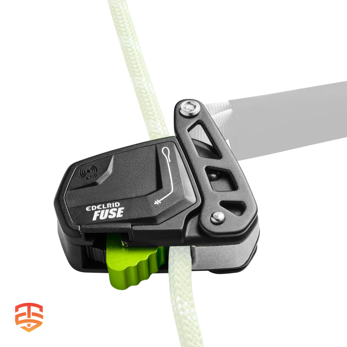 El FUSE de Edelrid establece nuevos estándares para los anticaídas de tipo guiado.