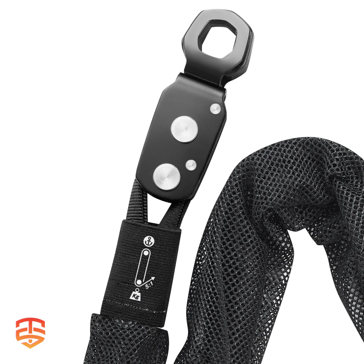 Edelrid Kaa Haul System - Vorgefertigtes Flaschenzug-System zur Arbeitsplatzstabilisierung, Verspannung und als Rückhaltesystem