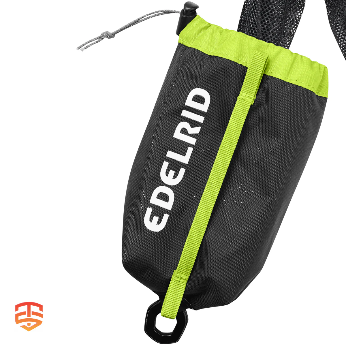 Das Edelrid KAA ist ein vorgefertigtes Flaschenzug-System zum Abspannen von Systemen oder zum Heben von Personen bei der Rettung.