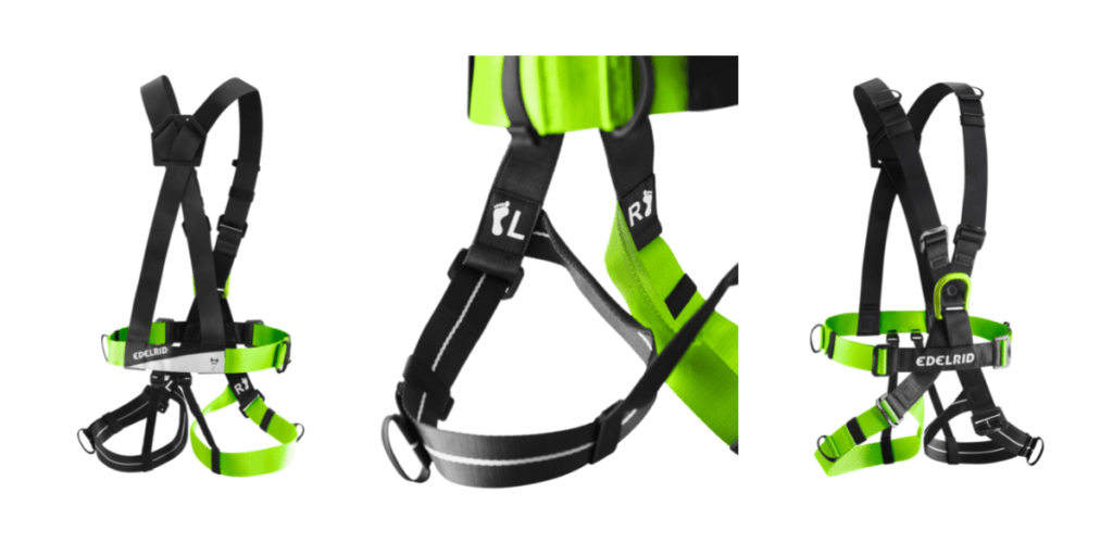 The Radialis Comp is an extremely robust harness designed to meet the unique demands of high ropes courses and adventure parks.