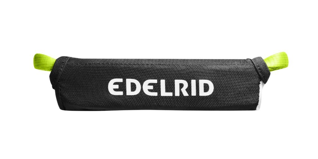 Compact shock absorber for use in fall arrest systems that form part of personal fall protection equipment.