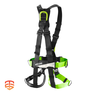 Quick Check Design: Edelrid RADIALIS AIR's distinct colors allow trainers to perform fast and reliable safety checks.