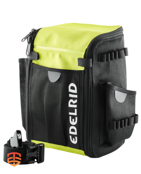 Say Goodbye to Disorganization! Edelrid BEAKER Toolbag: 9L canvas bag for professionals. Easy access, attaches to harnesses. Shop today!