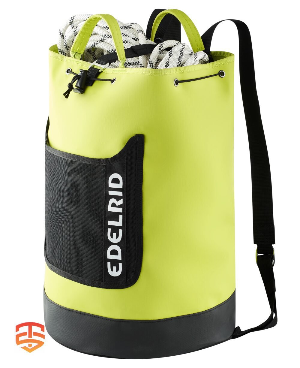 Bolsa para cuerda Edelrid CASK 28: El sueño de los escaladores profesionales Portador de cuerda duradero y espacioso para escalada, arborismo y ocio.