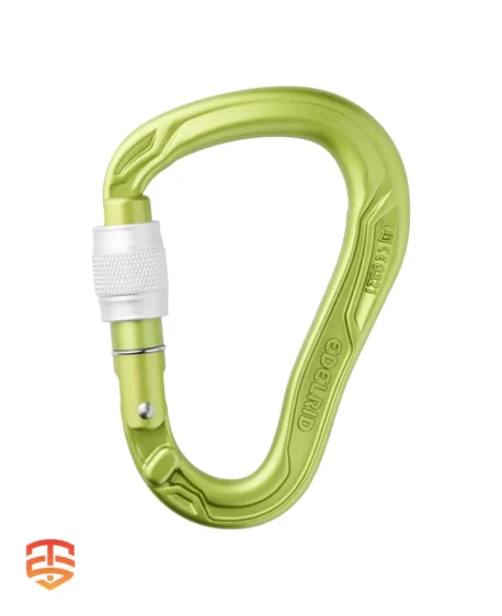 Effortless clipping, ultimate strength: Edelrid HMS BULLET SCREW Carabiner. Lightweight & EN 362 certified. Perfect for climbing, rigging & more.