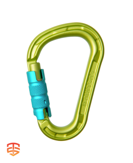 Effortless Clipping: Edelrid HMS MAGNUM TRIPLE Carabiner - Extra-large gate & triple lock conquer complex rigging. Shop Now!