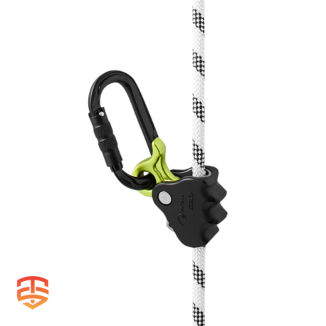 Work fearlessly at heights! OMBILIX ADJUST - adjustable lanyard with robust kernmantel rope & carabiners. Easy adjust, EN 358 certified. Edelrid - trusted by professionals.