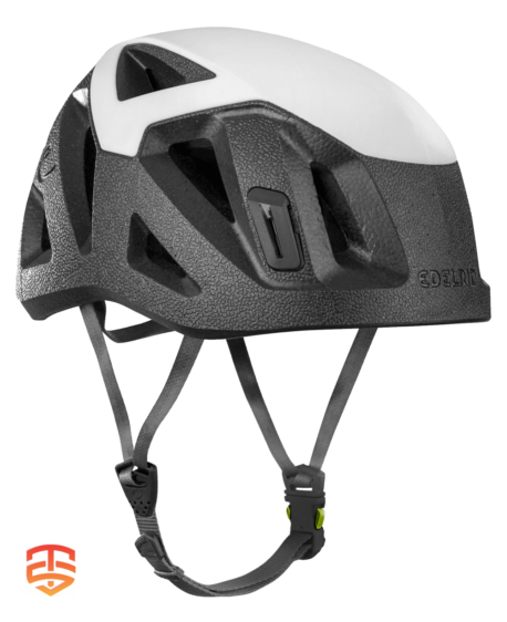 Headlamp Friendly! Edelrid SALATHE: Lightweight Helmet with Secure Headlamp Attachment.