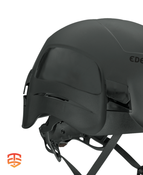 Don't compromise on safety! Edelrid SERIUS WORK - The best helmet for professionals working at height. EN certified, comfy, versatile.