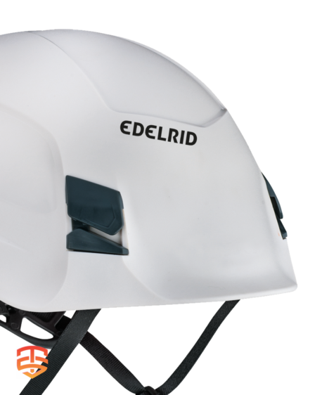 Edelrid SERIUS HEIGHT WORK: Ultra-light, EN certified helmet for climbing & rescue. Maximum impact & electrical protection. Shop now!