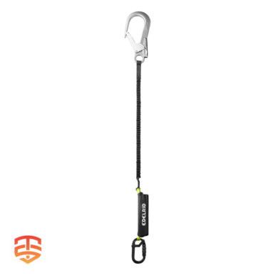 Brave the Heights, Secured by Innovation: Edelrid Shockstop-I 140 Giant lanyard - certified 140kg capacity for fall protection. Stretchable design, horizontal use. Ideal for professionals in adventure, outdoor, amusement & recreation. Shop Now!