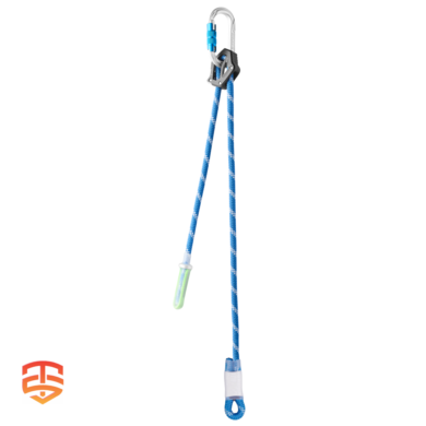 Master Any Climb: Edelrid SWITCH PRO ADJUST - Effortlessly adjust your lanyard mid-work with the SWITCH PRO ADJUST. Perfect for self-belaying, positioning, and rope progression.