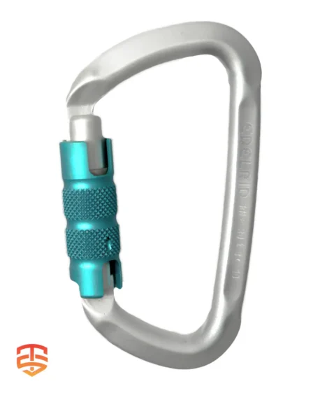 Strength & Security Collide: Edelrid D-Classic 3000 Triple Carabiner - Conquer climbs & dominate rigging with a versatile aluminum carabiner featuring a secure triple lock and exceptional breaking strength. Click to Discover!
