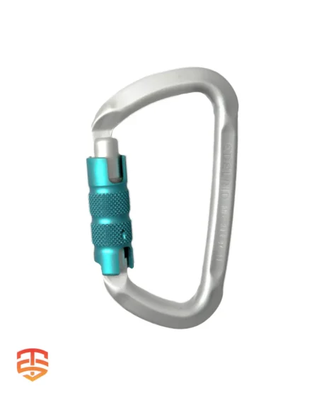Lightweight Champion with Triple Protection: Edelrid D-Classic 3000 Triple Carabiner - Ascend with confidence - a secure triple-lock aluminum carabiner with exceptional strength-to-weight ratio. Buy Now!
