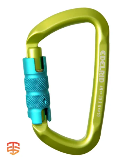 Lightweight Champion with Triple Protection: Edelrid D-Classic 3000 Triple Carabiner - Ascend with confidence - a secure triple-lock aluminum carabiner with exceptional strength-to-weight ratio. Buy Now!