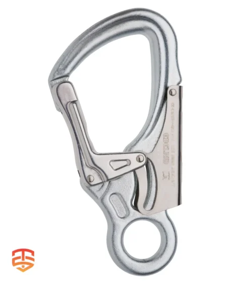 Uncompromising Safety, Effortless Use: Edelrid DSG 4000 STEEL Carabiner - Invest in a robust steel carabiner featuring a secure keylock & palm squeeze for effortless handling in critical situations. Click to Discover!