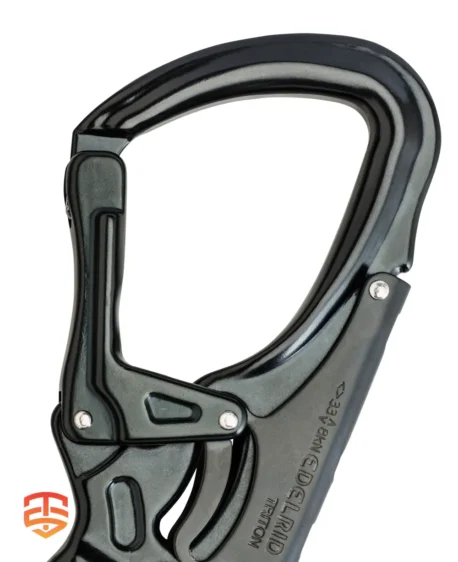 Rock Your Next Climb: Edelrid DSG TRITON Carabiner - Conquer challenges with a robust, lightweight carabiner. Secure keylock & intuitive palm squeeze for effortless handling in critical situations. Explore Now!