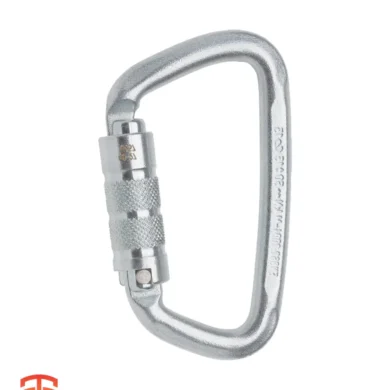 Strength & Speed Collide: Edelrid Steel-D Twist Carabiner - Conquer climbs & dominate rigging tasks with a versatile steel carabiner featuring a secure twist lock. Buy Now!
