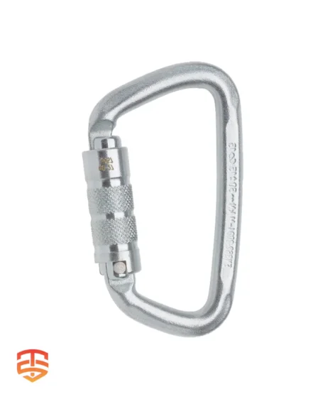 Strength & Speed Collide: Edelrid Steel-D Twist Carabiner - Conquer climbs & dominate rigging tasks with a versatile steel carabiner featuring a secure twist lock. Buy Now!