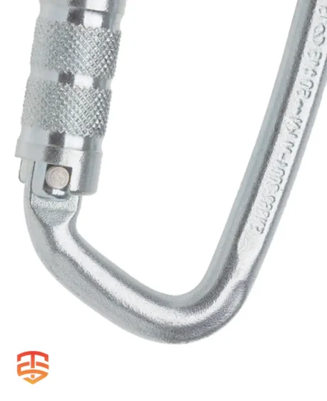 Unleash Efficiency, Uncompromising Safety: Edelrid Steel-D Twist Carabiner - Equip your crew with a robust steel carabiner featuring a twist lock for fast clipping & unclipping while maintaining top safety. Learn More!