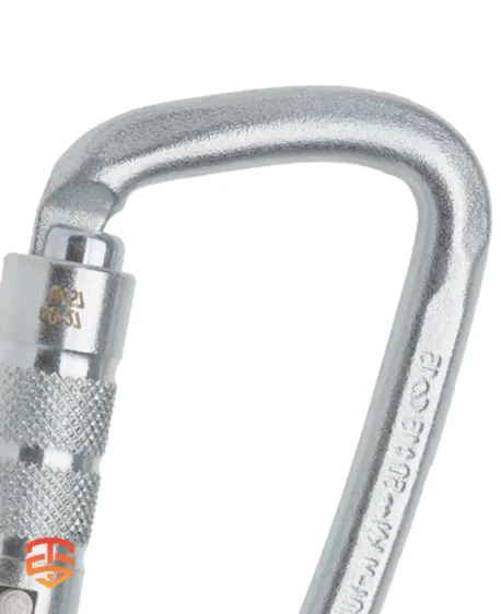 Strength Meets Speed: Edelrid Steel-D Twist Carabiner - Experience exceptional strength & swift operation with a twist-lock steel carabiner for belaying, rappelling & rigging. Shop Now!