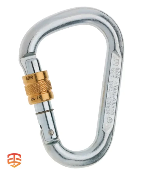 Safety First: Edelrid STEEL HMS SCREW Carabiner - Equip your team with a reliable HMS carabiner built for heavy-duty use and emergency scenarios. Explore Now!