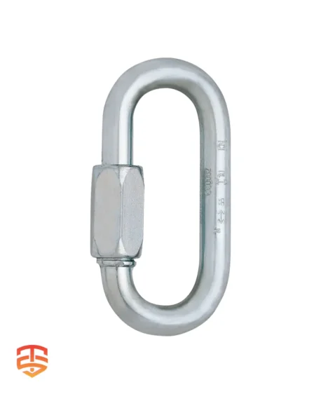 Lightweight Champion for Heavy-Duty Needs: Steel Screw Link Carabiner (8mm) - Despite its strength, this screw link boasts a lightweight design for easy transport & secure connections. Buy Now!