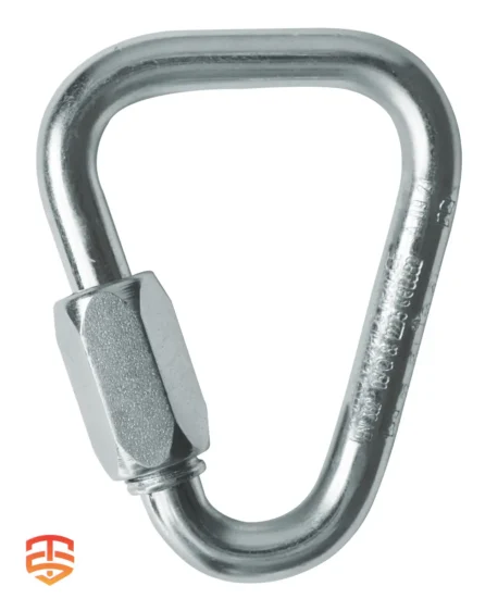 Effortless Locking, Exceptional Performance: Triangle Screw Link Carabiner - Invest in a versatile screw link carabiner featuring secure locking & exceptional strength for demanding tasks. Click to Discover!
