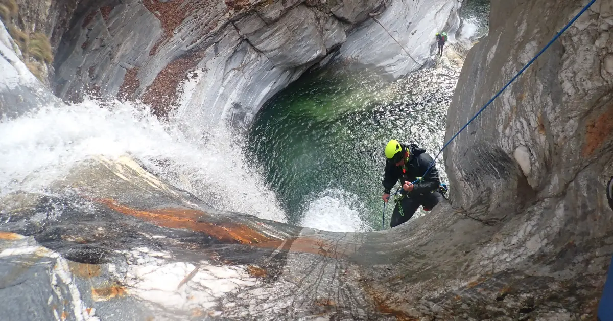 Experience the thrill of canyoning with confidence! Discover the best professional canyoning equipment from EDELRID for ropes, harnesses, descenders, knives, backpacks, and more. Shop now for ultimate safety and exploration.