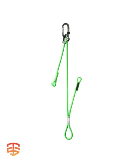 Lightweight Champion for Multitasking: Edelrid SWITCH DOUBLE ADJUST - This adjustable lanyard with dynamic rope combines exceptional versatility & lightweight design for efficient ascents & work positioning. Buy Now!