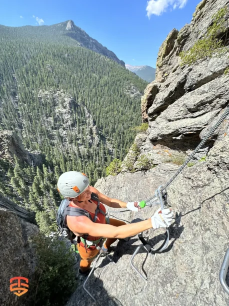 LockD Clips ROCKS: The advanced carabiner system for via ferrata courses. Designed for climbers of all ages with unbeatable safety features. Explore and upgrade your course today!