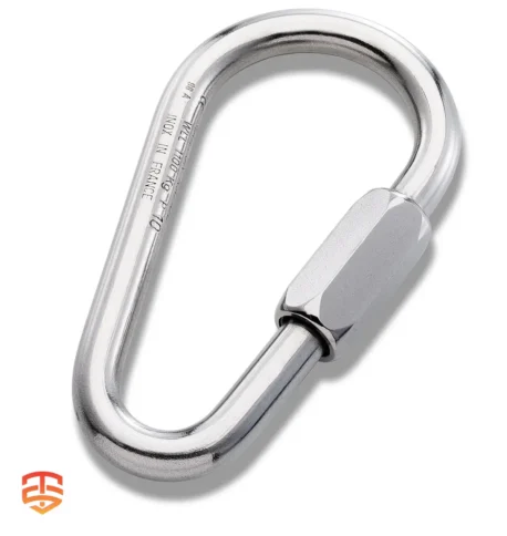 Quick Link Pear Shape Carabiner 12mm: built tough for high-strength connections, perfect for adventure and outdoor setups. Check it out!