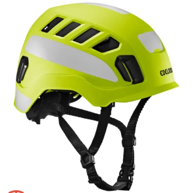 Stay safe and comfortable with the Edelrid Tectum Air Helmet. Lightweight, durable, and adaptable with ventilation options—perfect for outdoor professionals. Order now!