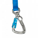 TRU-LOCK ALUMINUM CARABINER Recommended for Climbing Gyms, Rec Centers, Camps & Comps Lighter than steel and corrosion resistant for outdoor use Has an integrated swivel and full-strength secondary attachment point