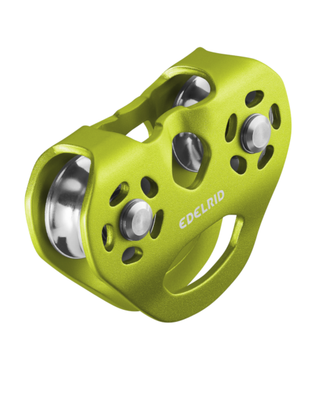 Upgrade je systeem met de Edelrid WARP Pulley - ontworpen voor veiligheid, efficiëntie en duurzaamheid in professionele buitenomgevingen.