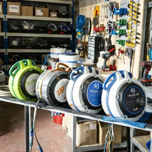 Annual auto belay service: maximize climbing wall throughput