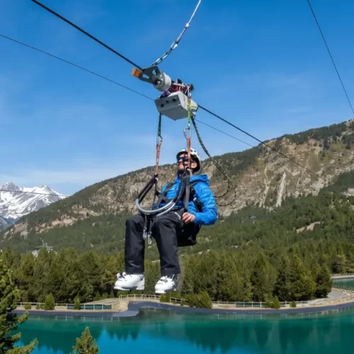 Scaling facility revenue utilizing autonomous zipline technology